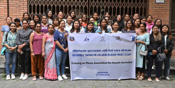पत्रकार महिलाहरूलाई तीन दिने फोटो पत्रकारिता तालिम